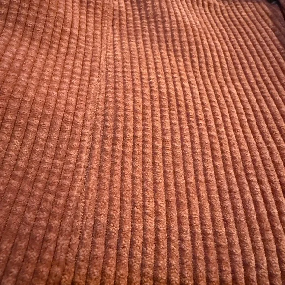 Altar’d State Burnt Orange Corduroy Shorts Medium Belted Zip and Latch - Picture 4 of 8